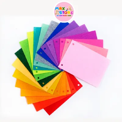 Vải Dạ Nỉ Cứng Khổ 90X90cm Làm Đồ Thủ Công Handmade (Giá 1 tấm)