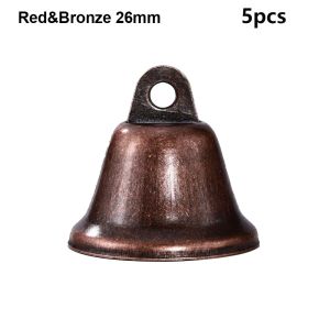FEELDG 5pcs Cổ điển Đồ trang trí chuông cổ điển 6Styles 22/26/30/38mm Chuông Giáng Sinh Chất lượng cao Chuông treo trang trí cho cây thông Noel