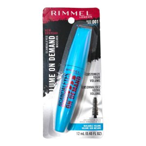 Rimmel London Scandaleyes Volume On Demand Waterproof Mascara Long-Wearing Volumizing Smudge-free Flake-proof 001 Black 12mL