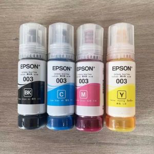 003 Ink bottle (BkCMY) 65ml SET OF 4 QUALITY PREMIUM INK FOR L1110 L3100 L3110 L3150 L5190 L3210 L3250 L6190