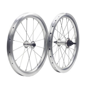 SILVEROCK Alloy SR30A Wheels 16 1 3/8 349 Rim Caliper Brake External 3-5 Speed 30mm 16inch Plus for Bro mpton Cline Pline 3sixty Aceoffix Folding Bike Bicycle Wheelset
