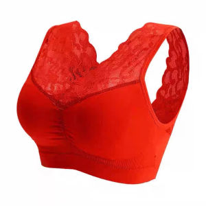Fashionable boutique backless bra with good support sports bra lace bra
