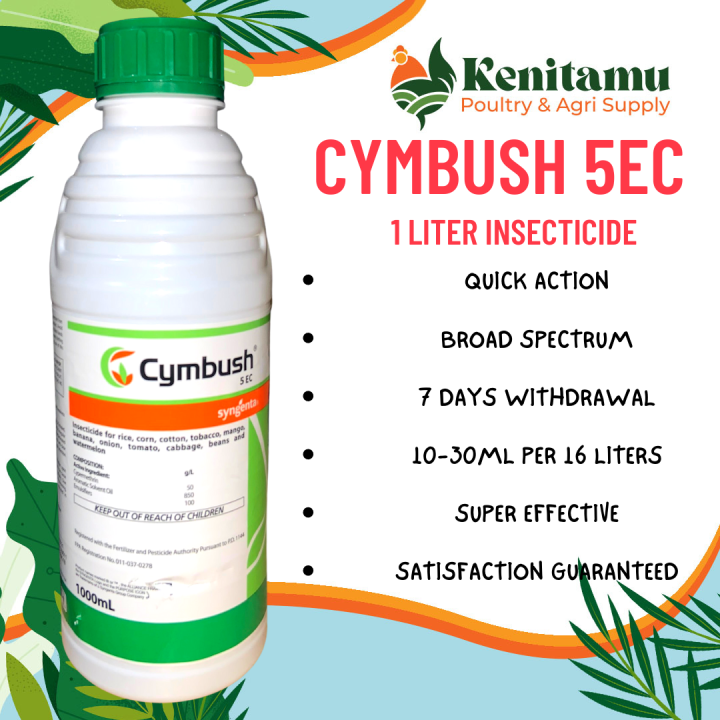 CYMBUSH 5EC 1 LITER INSECTICIDE BY: SYNGENTA FOR PLANT CARE AND CROPS ...