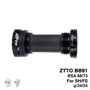 ZTTO Bottom Brackets BB91 External Bearing for Bike BSA68 68 73 Thread For Parts Prowheel 24mm Crankset Waterproof CNC MTB
