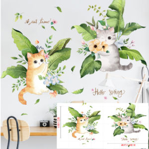 Pastel Village House Wall Decals – Peel & Stick Nursery & Bedroom Wall Stickers