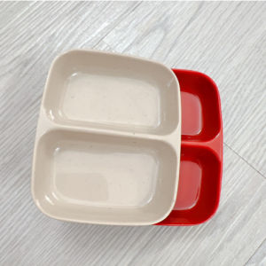 Chén Nhựa Melamine cao cấp FATACO  Chén nước chấm 2 ngăn