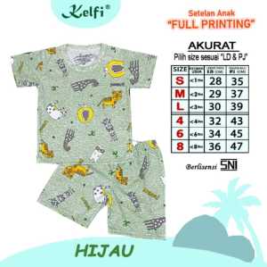 KELFI SETELAN ANAK FULL PRINTING KELFI / SETELAN ANAK COWOK USIA 1-8 TAHUN DOZER EDITION