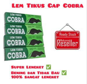Lem Jebakan Tikus Super Lengket Ampuh Murah Cobra 100% Original