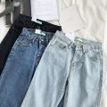 (TUMMY CONTROL) CashewBoy Women Denim Long Pants Straight Cut Jeans High Waist Jeans Denim Trousers Chap Jeans Palazzo Cut Offs Wranglers Loose Wide Loose Stretchable Five Pockets Denim Wanita Seluar Jeans Wanita 女式牛仔裤 (FREE RM 50 VOUCHER). 