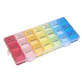 Kotak Obat 7 Hari Tempat Obat Harian 7 Days Pill Medicine Box Weekly Tablet Holder Storage Organizer Container Case Pill Box Splitters 3 Colors. 
