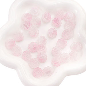 10Pcs 15mm Gradient Colorful Sunflower Glass Beads Charms for Jewelry Making DIY Bracelet Earrings Keychain Crafts Accessories