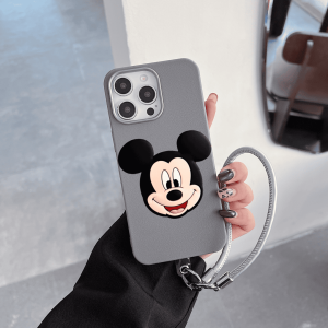 HONOR X5b X6 X6a X6b X7 X7a X7b X7c X8 X8a X8b X8c X9 X9a X9b X9c 90 200 400 Pro Lite Smart 4G 5G mickey leather strap phone case casing cover 手机壳