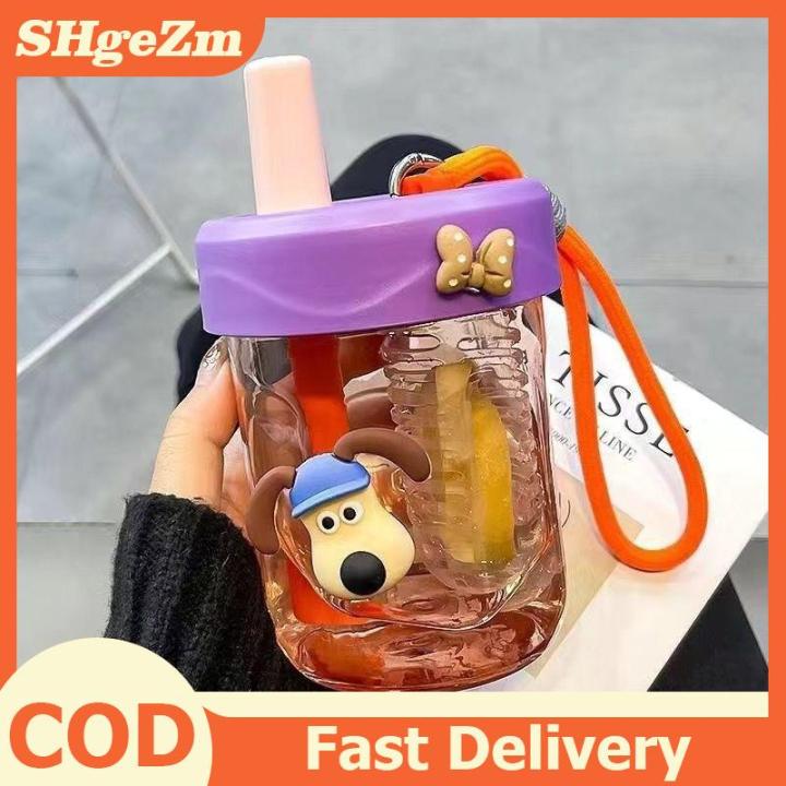 SHgeZm🔥🔥🔥 Cốc sippy 600ml có nắp chống rò rỉ Bộ Lọc tách trà và nước ...