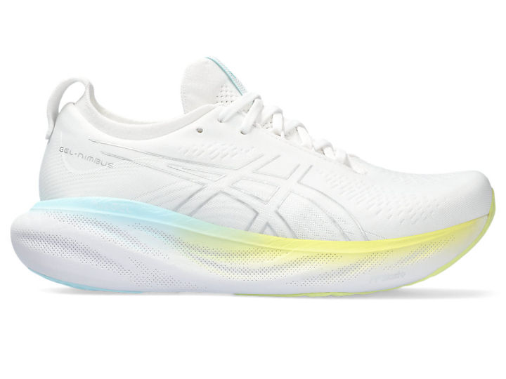 Asics white best sale womens running shoes