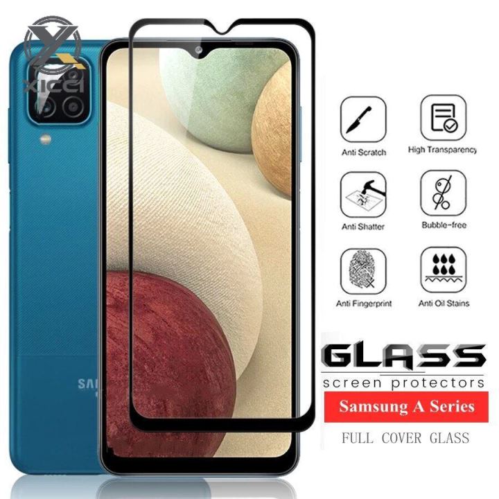 XICCI Tempered Glass for Samsung A12 5G/A22 4G/A22 5G/A32 4G/A32 5G/A42  5G/A52 5G/A72 5G/A01/A11/A31/A51 4G/A71 4G Full Cover Screen Protector