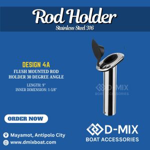 D-MIX Fishing Pole Rod Holder for Boats / Boat Accessories