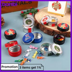 banbi Hộp quà tặng kẹo bánh quy giáng sinh thu nhỏ Nhà búp bê 1:12 hộp thiếc Mô hình đồ chơi trang trí cảnh sống gia đình