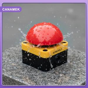【CANAMEK】 IP67 không thấm nước bàn đạp chuyển đổi không có NC chức năng bền chân điều khiển tự thiết lập lại bị khóa cho điện dây chuyền sản xuất