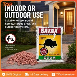 5packs Mouse Poison Bait Rat Killer and Repellent for Home Powerful Fast-Acting Rat Bait