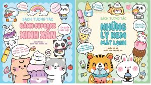 Combo Sách Tương Tác: Những Ly Kem Mát Lạnh Bách Cupcake Xinh Xắn (2 Cuốn)