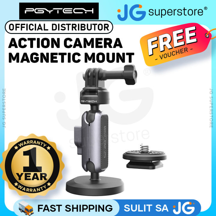 PGYTECH CapLock Quick Release Action Camera Magnetic Base Mount - Technical View
