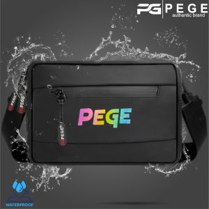 Tas Slingbag Pria Multifungsi 3in1 PEGE Briel Bisa Dipakai Handbag Slempang Pouch Waterproof - PG 9024