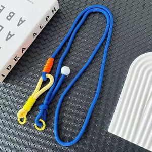 สายสะพายไหล่โทรศัพท์สากล เชือกไนลอนบางแข็งแรง ปรับความยาว Crossbody โซ่กุญแจอเนกประสงค์