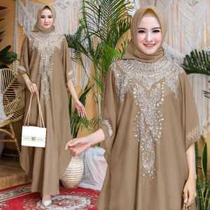 KAFTAN VARIDA/ BAHAN WALLCREPE IMPORT TEBAL/ KAFTAN MUSLIM KUALITAS PREMIUM