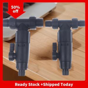 🔥🔥🔥pheebss อุปกรณ์เสริมสำหรับตู้ปลา12 16มม. ตัวเชื่อมต่อแบบปลดเร็วสองหัวสำหรับตู้ปลาท่อท่อวาล์ว3ทางตัวกรองตู้ปลา