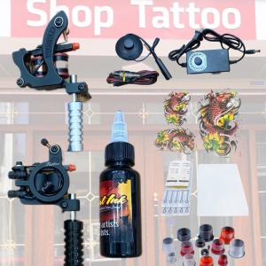 Bộ 2 máy xăm trυng cấp pin 10 vòng chất lượng ổn định