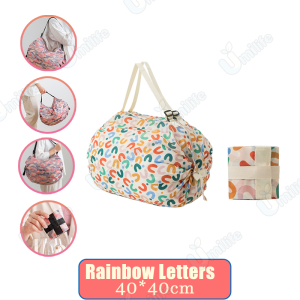【SG Seller】 Foldable Shopping Bag-Travel Tote Bags- Eco-friendly / Recycle / Portable Reusable Sling Bag 旅游包 折叠包