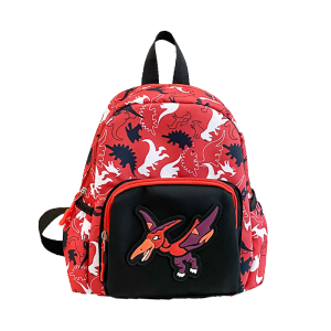 [🚚จัดส่งจากกรุงเทพฯ] เด็กไดโนเสาร์คู่กระเป๋าเป้สะพายหลังความจุขนาดใหญ่เด็กซิปกระเป๋าเป้สะพายหลังสำหรับเด็กอายุ 3-12 ปี