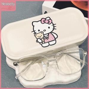 【YIDAO4】 Cute Sanrio Hello Kitty Glasses Storage Box Portable Sunglasses Protector Case Container Box Eyeswear Accessories