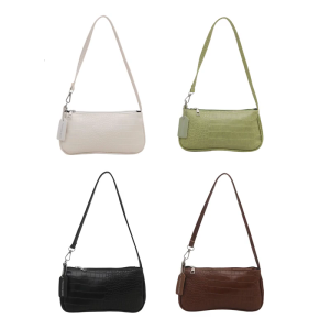 Shoulder Bag for Women Trendy Evening Clutches Purse Pu Leather Under the Arm Purses Hoboes Toted Handbag with Zipper