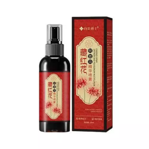 Saffron Hair Blackening Spray 100ml Herbal Gray Hair Coverage Natural Darkening Essence