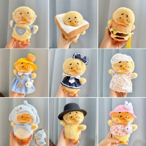 NNIWEEI Vịt nhỏ màu vàng Quần áo vịt gây phiền nhiễu 15cm Dễ thương Trò chơi thay đồ Phụ kiện búp bê 2024 Trang phục tự làm Quần áo búp bê thủ công Quà Tặng