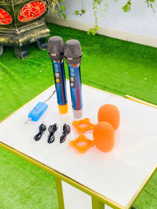 Bộ 2 Micro không dây đa năng MTmax- Max56 Pro - Hút âm tốt chống hú hiệu quả