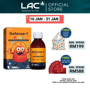 [Expiry Apr 2027] LAC Defense-1 Junior Elderberry Flavour 120ml