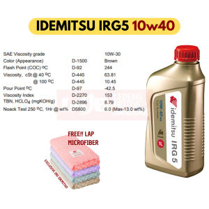 IDEMITSU IRG5 Matic 10w40 10w30 MB 4T 1 Liter Full Synthetic Premium Oli Mesin Motor Matik Motorcycle Oil 1000ml