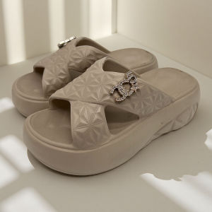 SAROMON(Surabaya) Sandal Wanita Kekinian Wedges Sandal FUJI Wanita Korea Sandal Jelly Wanita Tinggi