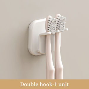 Toothbrush Holder Toothpaste Clip Wall-Mounted Storage Rack Bathroom Supplies