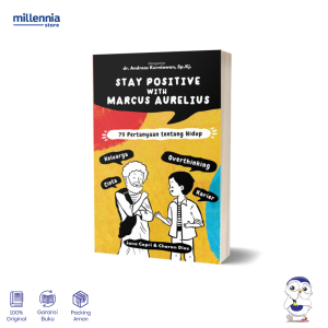 Buku Stay Positive with Marcus Aurelius - Jana Capri & Charan Díaz - Psikologi - Millennia