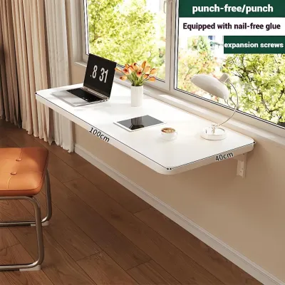Foldable Table Wall-mounted Table Dining Table Computer Desk Kitchen Folding Table Space Saver Table