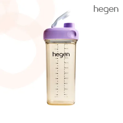 Hegen ขวดดื่มน้ำ ขนาด 11 ออนซ์ / 330 มล. ไม่มีหลอด Drinking Bottle PPSU