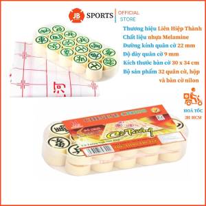 Cờ Tướng Ngà Nhựa Melamine Loại NHỎ Đường Kính Quân Cờ 2.2cm