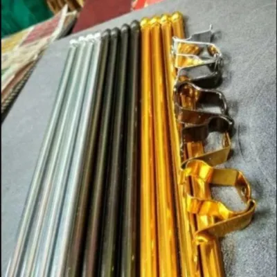 stik gorden kupu kupu / batang stik gorden spiral / aksesoris stik gorden spiral