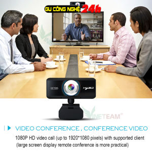 Webcam máy tính PC để bàn có mic HXSJ S4 Pro 2K với công nghệ cao truyền tải âm thanh và hình ảnh trung thực sắc nét