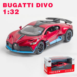 LEO 1:32 Bugatti Divo Diecast Model Cars Toy For Boys Toys Car for Kids Gift Birthday