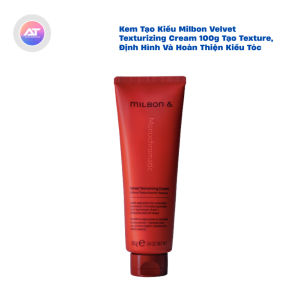 Kem Tạo Kiểu Milbon Velvet Texturizing Cream 100g – Tạo Kiểu Cứng Định Hình Và Hoàn Thiện Kiểu Tóc