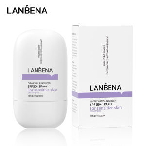 LANBENA Niacinamide Waterproof UV Sunscreen Repair Sunblock Sunscreen Lotion Whitening Brighten Oil Control Refreshing SPF 50+ PA+++ Suncare 30 ml
